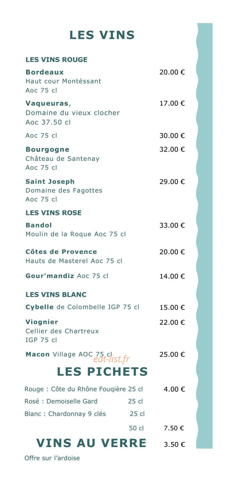 L'Ardoise — carte page 3