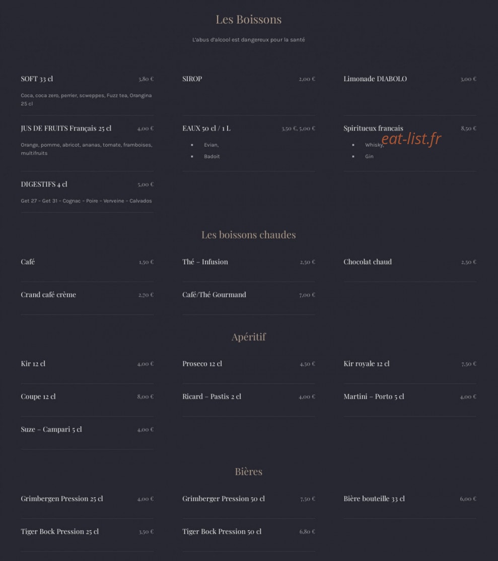 l'Epicurien — carte page 3
