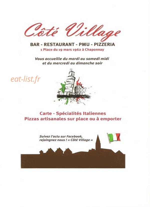 Côté Village — carte page 1