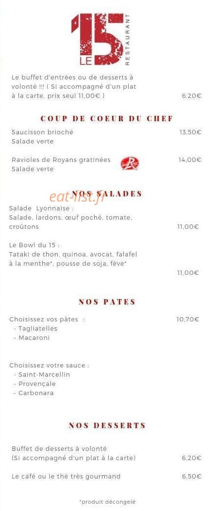 Le 15 — carte page 3