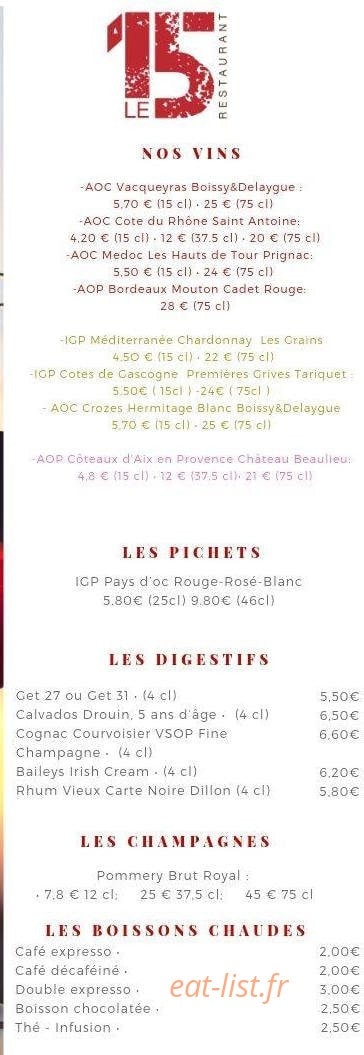 Le 15 — carte page 6