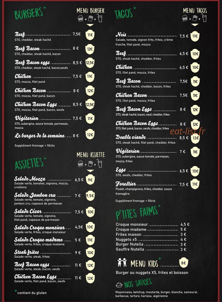 Snack NCIS — carte page 2