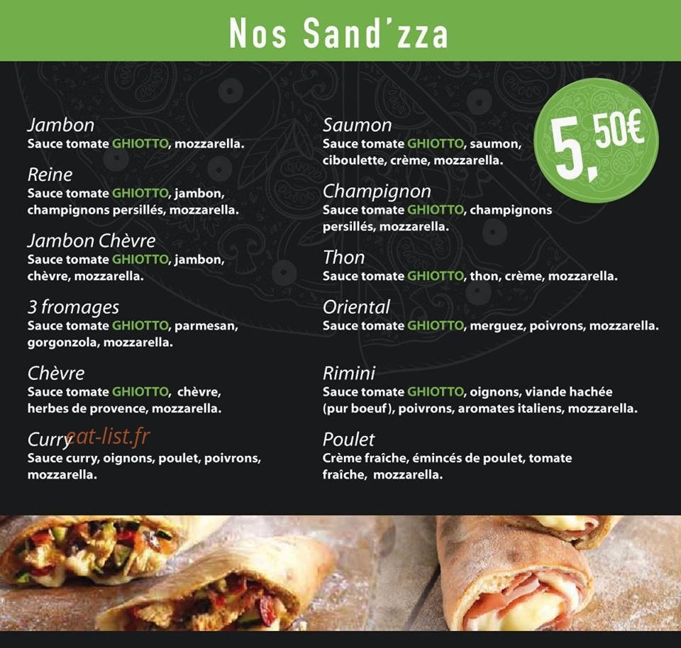 Pizza Ghiotto — carte page 1