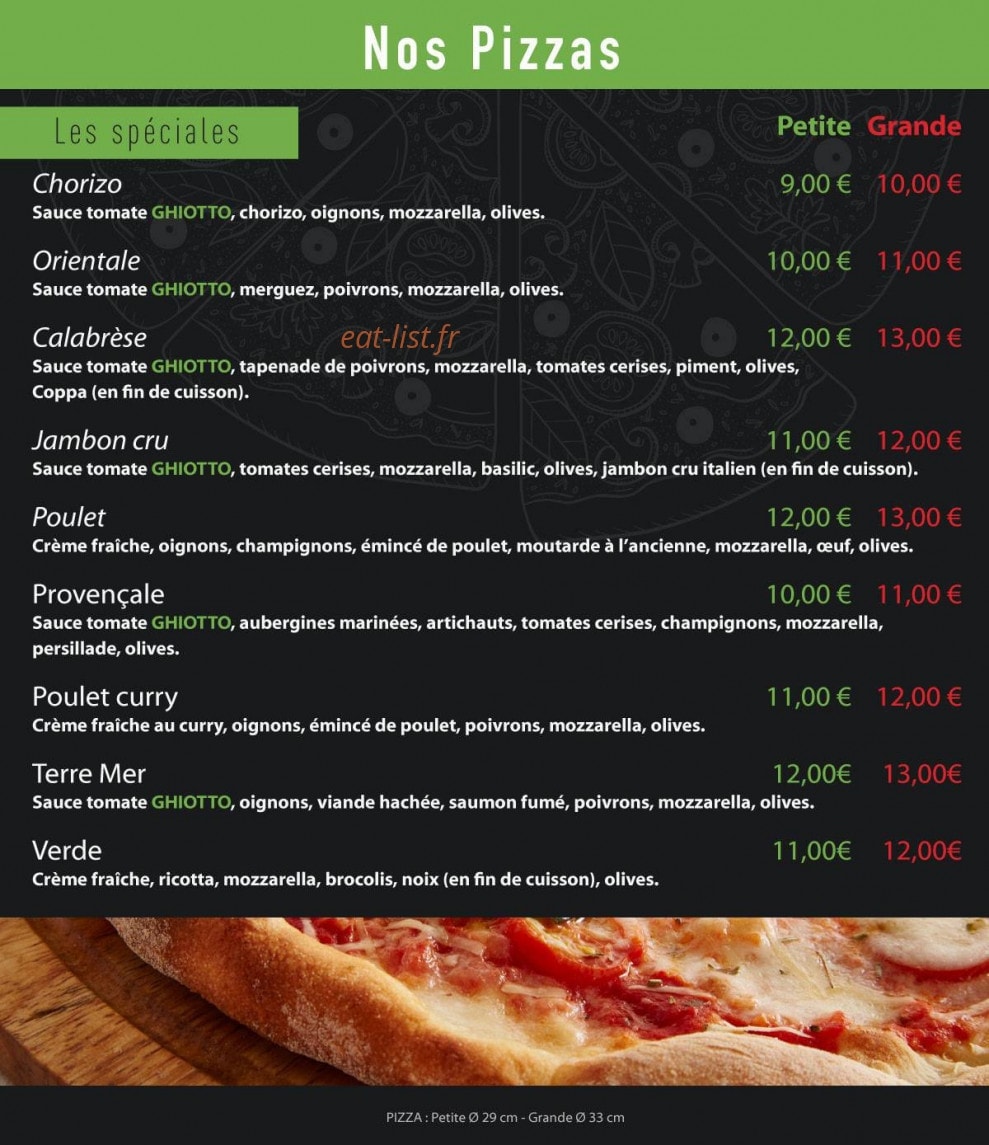 Pizza Ghiotto — carte page 2