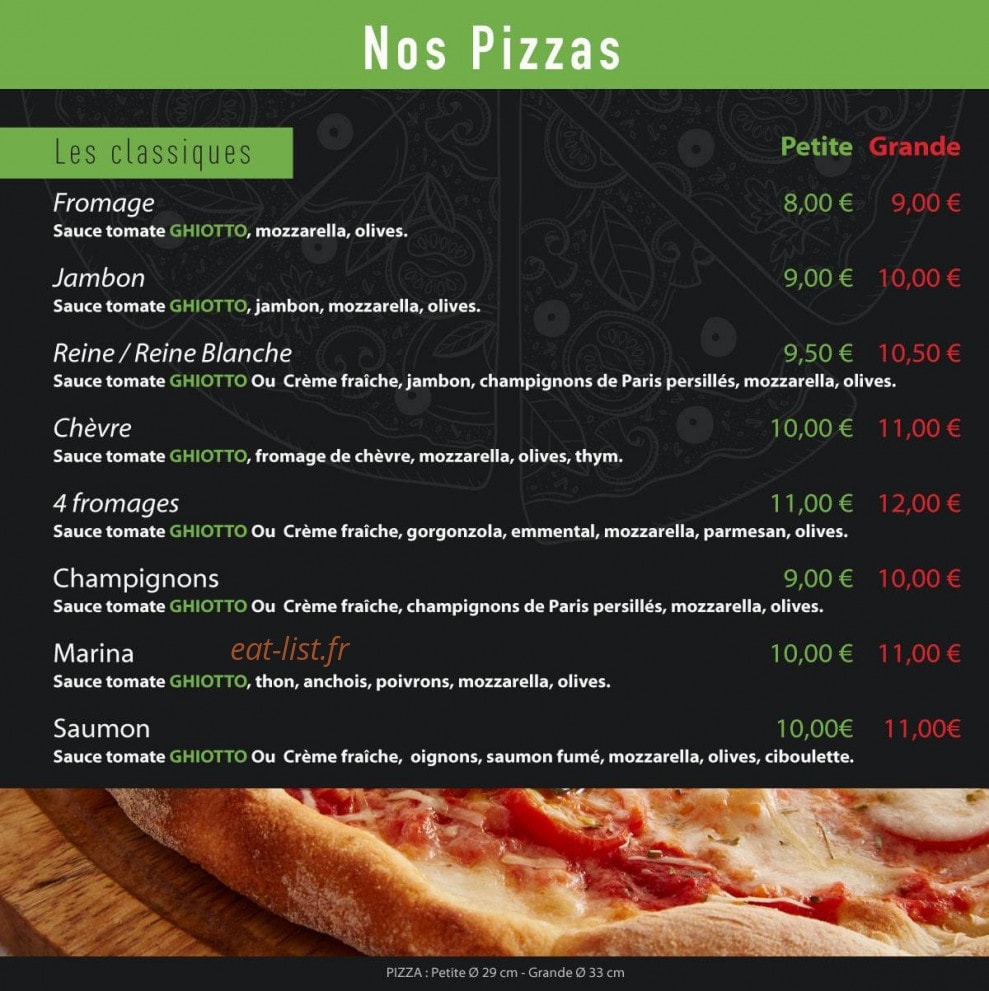 Pizza Ghiotto — carte page 4