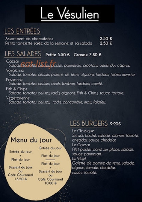 Le Vésulien — carte page 1