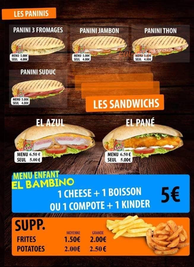 AlloTacos and Pizza — carte page 3