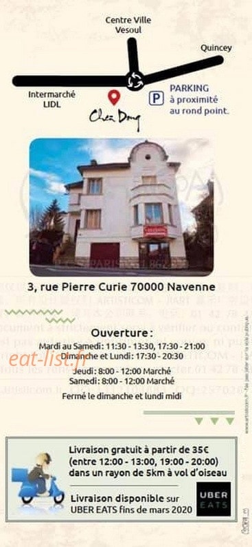 Chez Dong — carte page 6