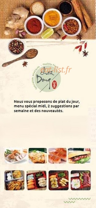 Chez Dong — carte page 5
