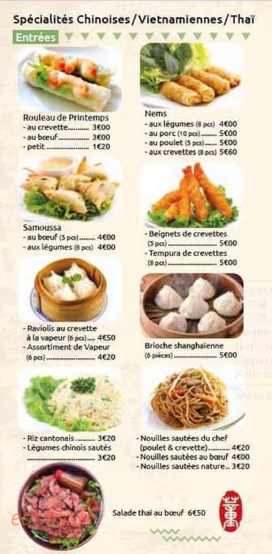 Chez Dong — carte page 2