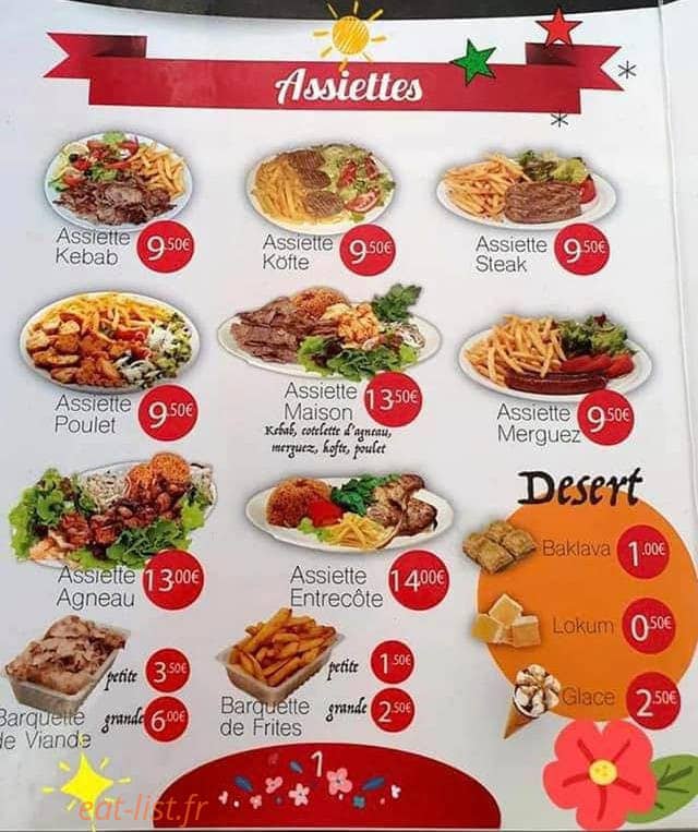 Kebab de Vesoul — carte page 2