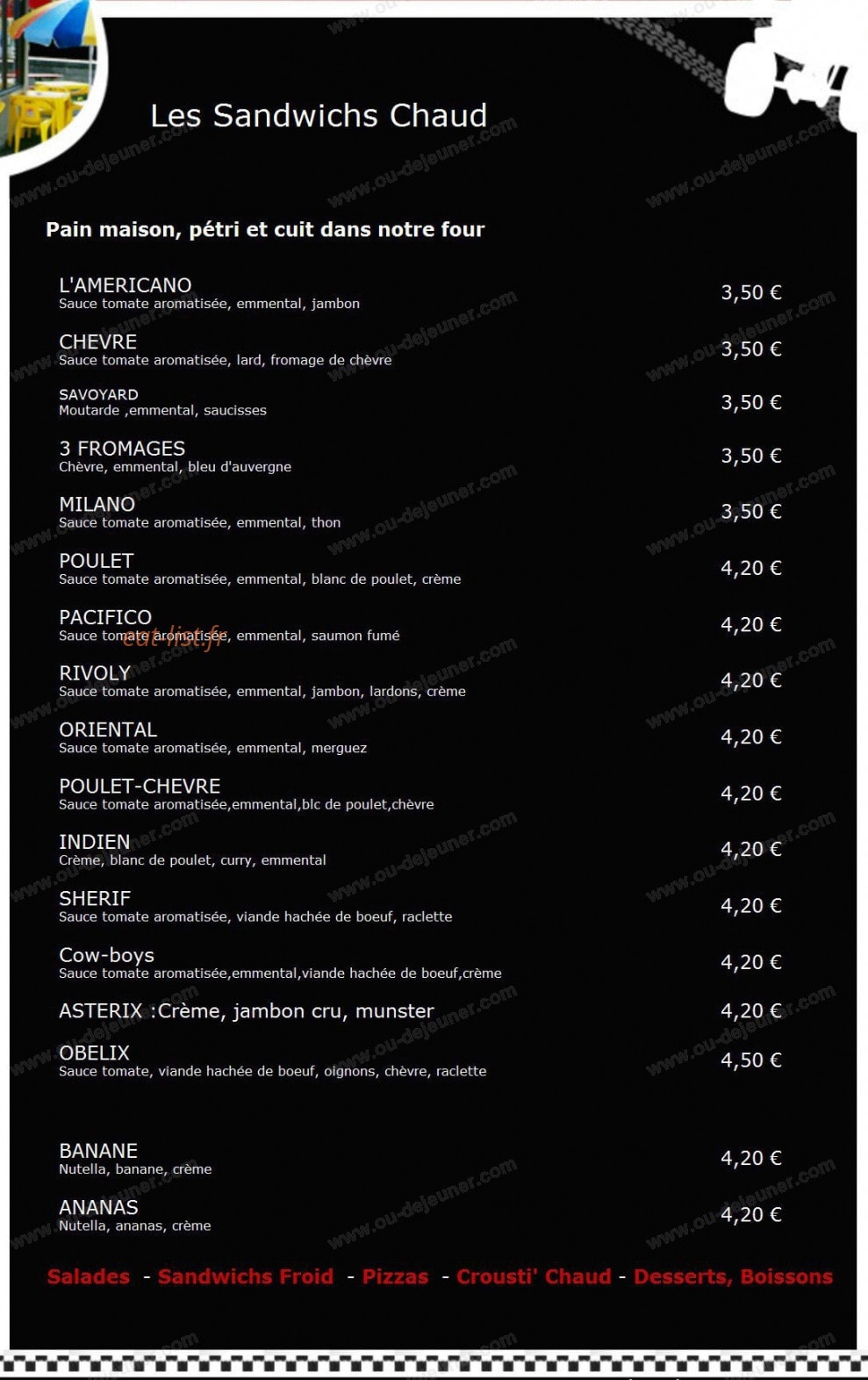 Le Kiosque — carte page 3