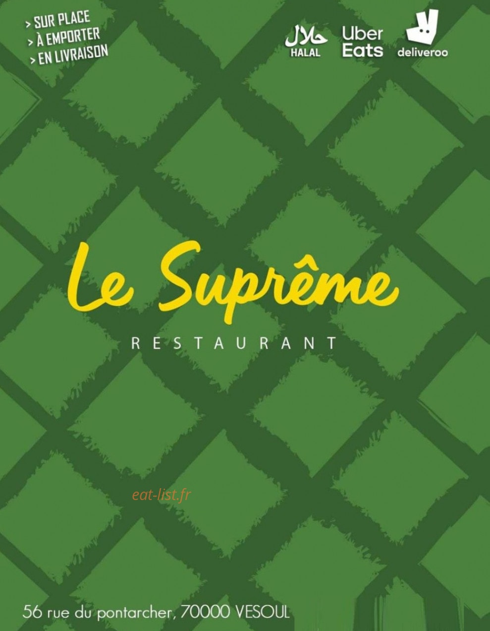 Le Suprême — carte page 1