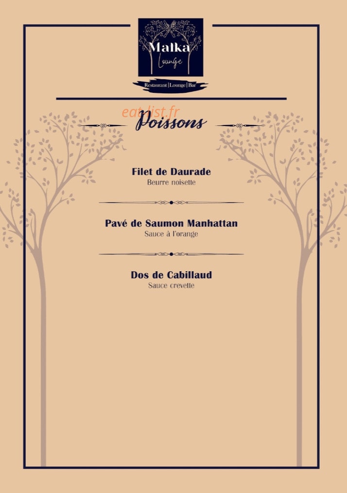 Matka Lounge — carte page 3