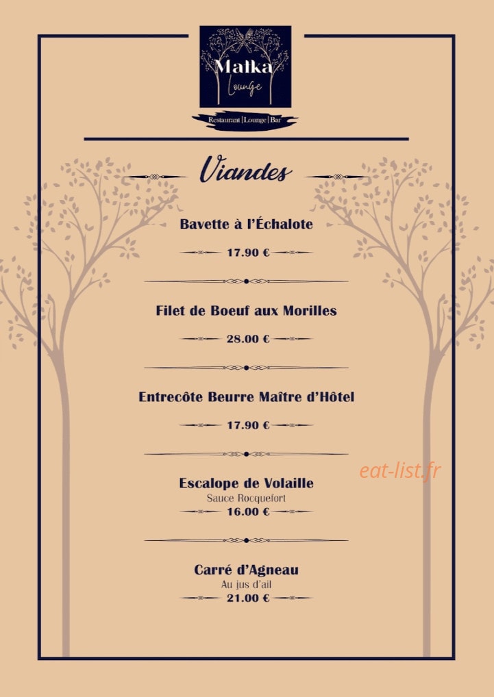Matka Lounge — carte page 2