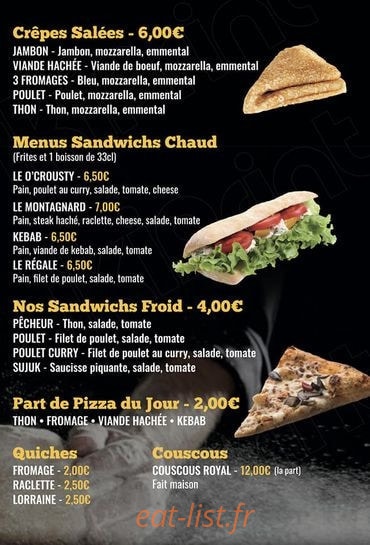 O'crousty — carte page 2