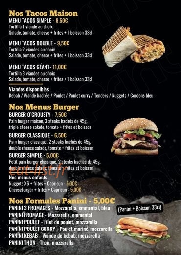 O'crousty — carte page 1