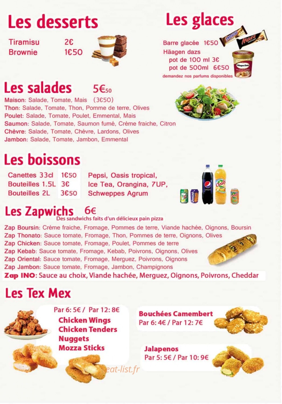 Pizzaino — carte page 3