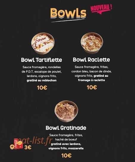 Le RS restaurant et snack — carte page 4