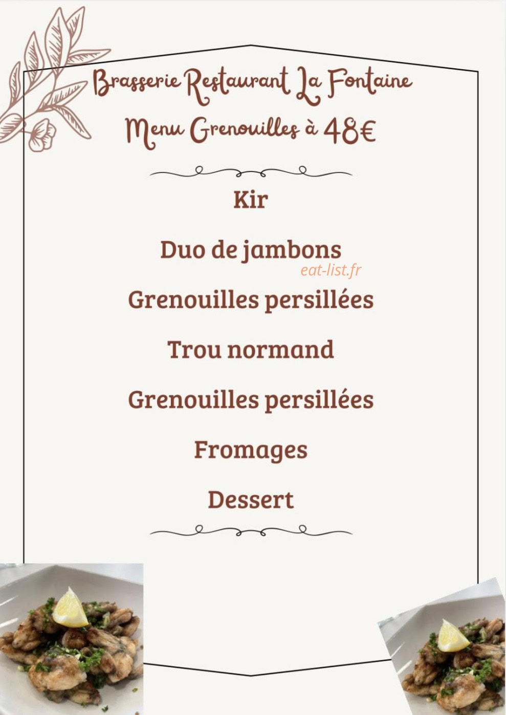 La Fontaine — carte page 5