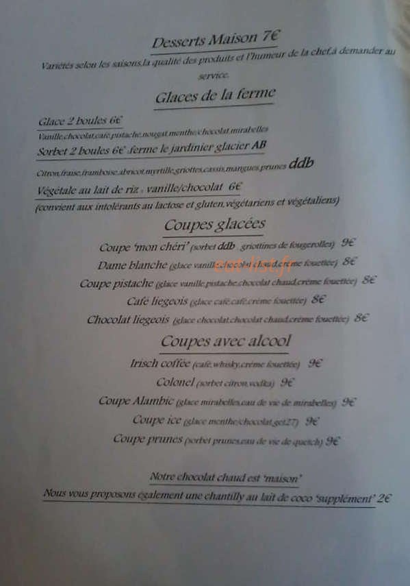 L'Alambic — carte page 4