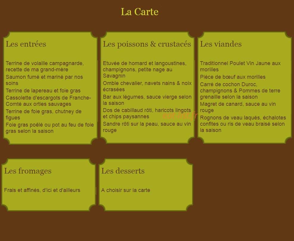 Le Balcon — carte page 1
