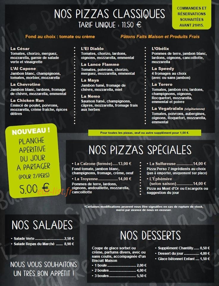 La Sulfu — carte page 1
