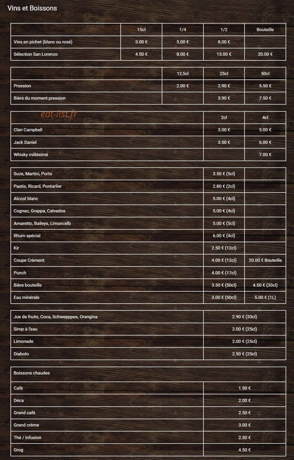 San Lorenzo — carte page 3