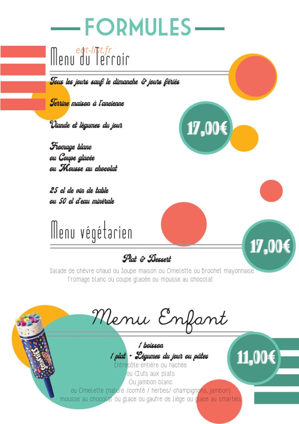 Hôtel de France — carte page 2