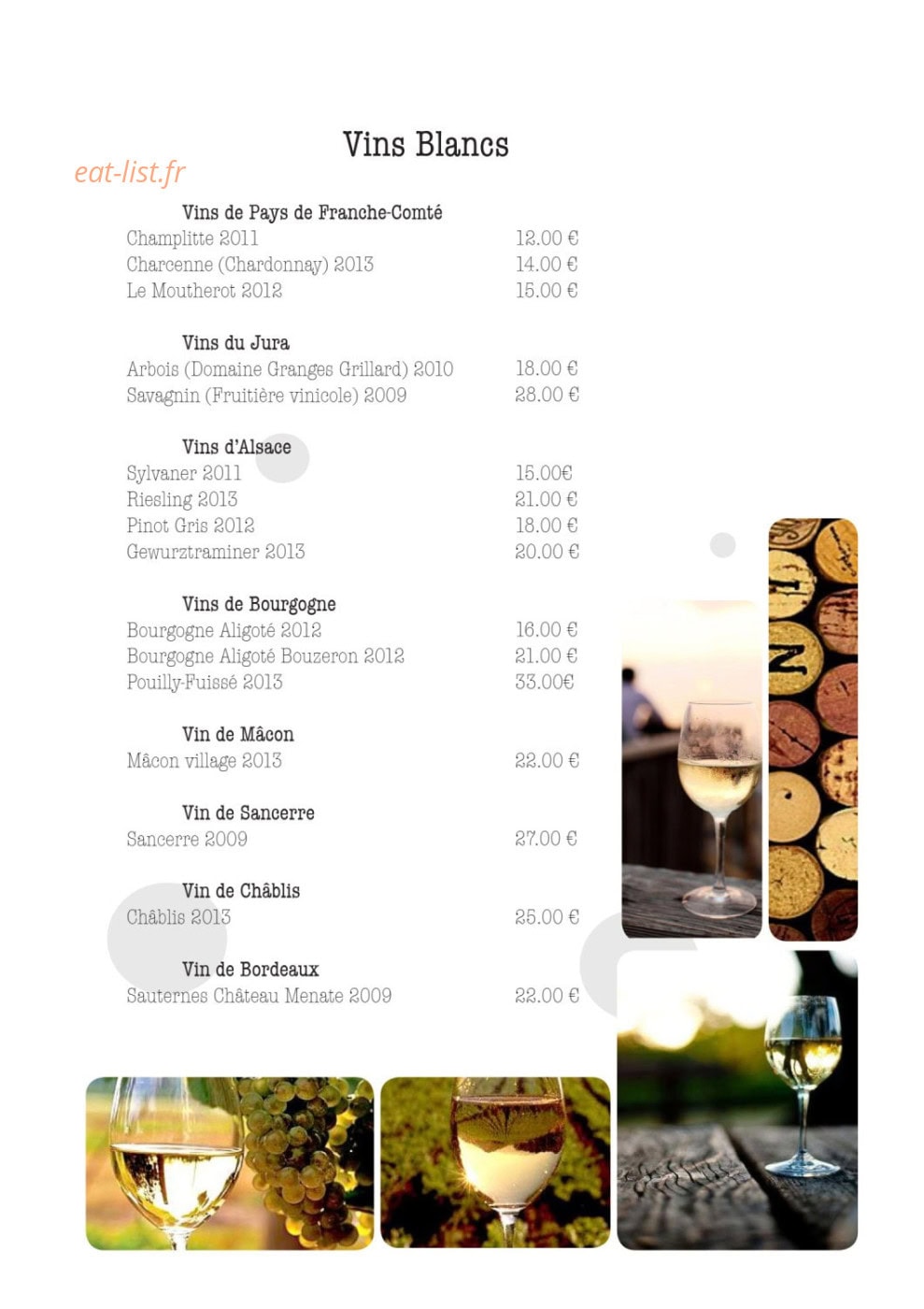 Hôtel de France — carte page 11