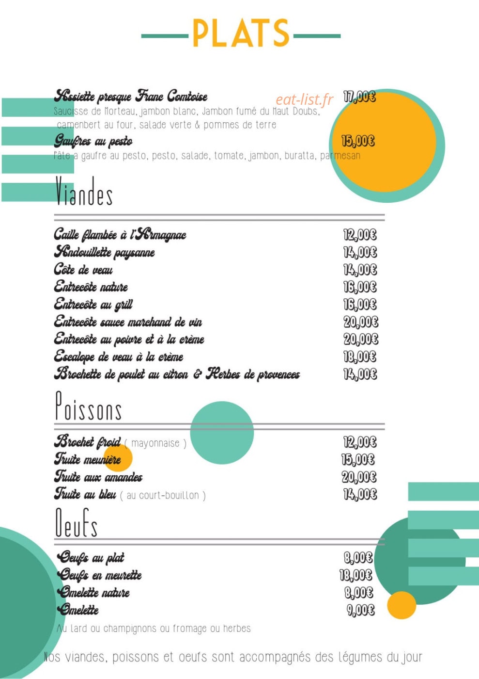Hôtel de France — carte page 4