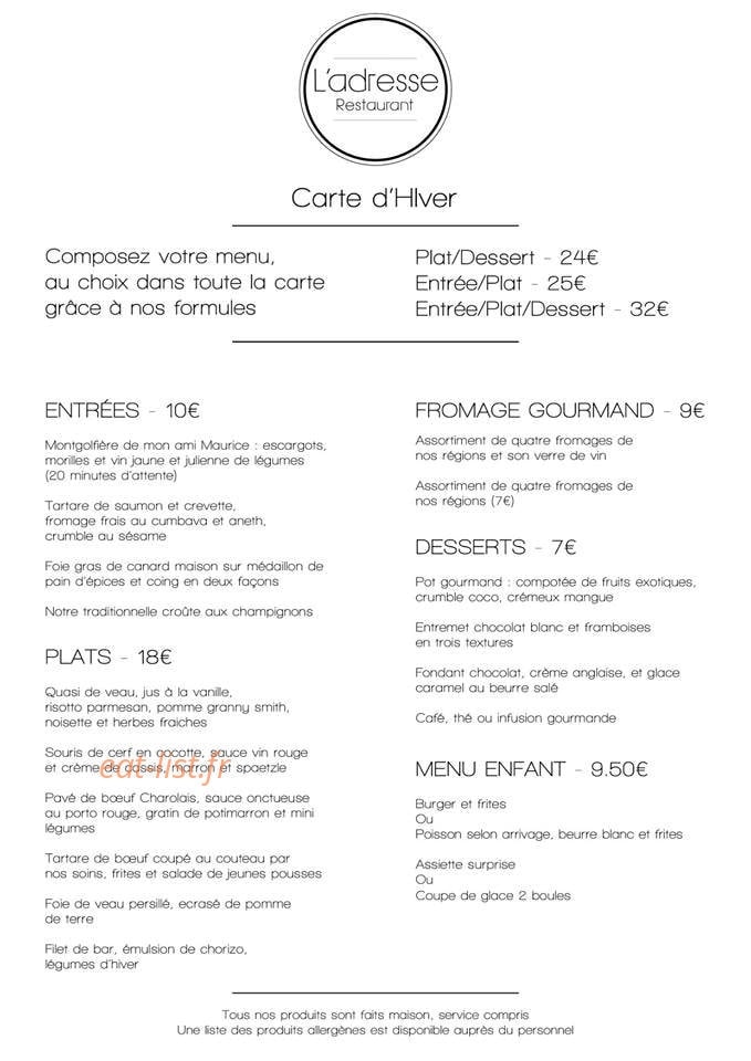 L'adresse — carte page 3