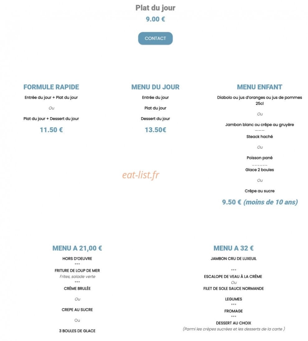 Hotel de l'Est — carte page 2