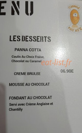 La hot patate — carte page 4