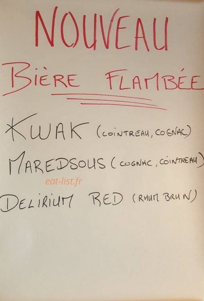 Le Beer — carte page 1