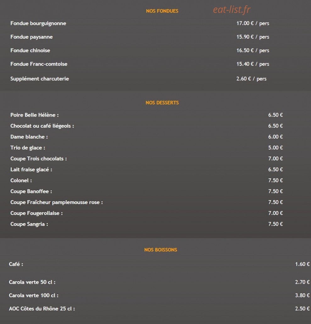 Le Luron — carte page 5