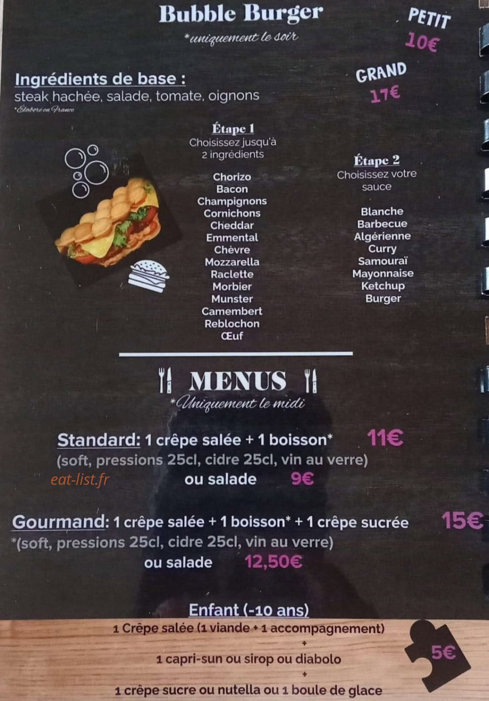 Tent' Ta Crepe — carte page 2