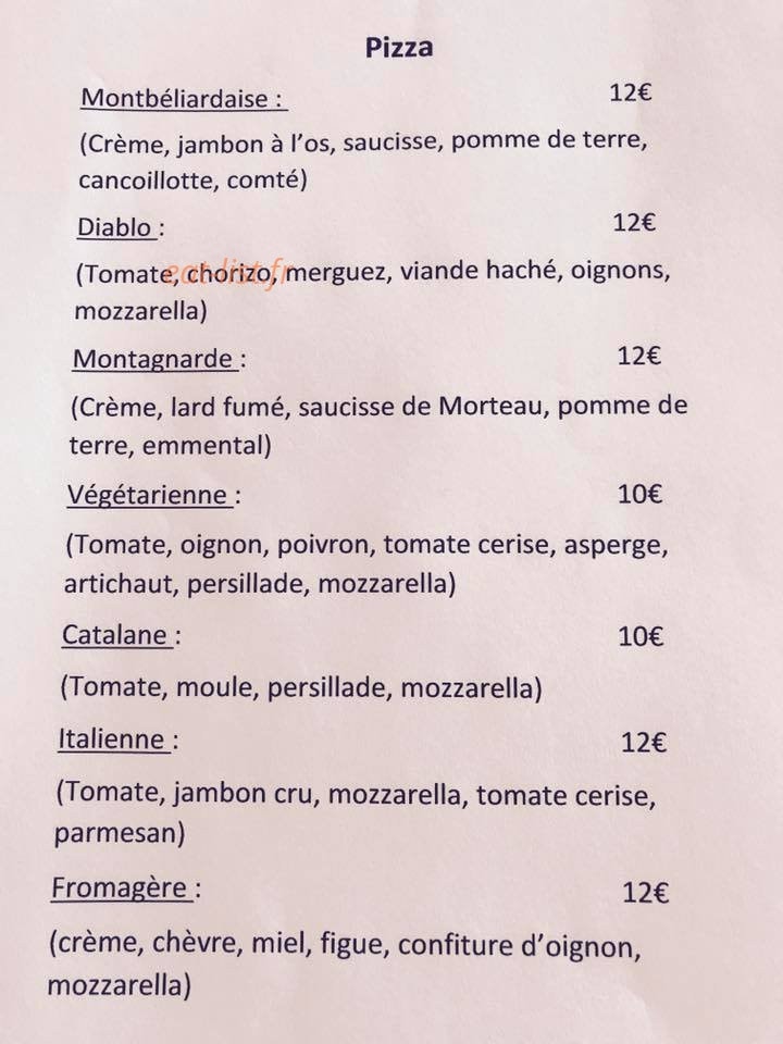 Le Petit Gourmet — carte page 2