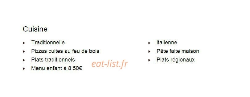 Aux Saveurs du Soleil — carte page 2