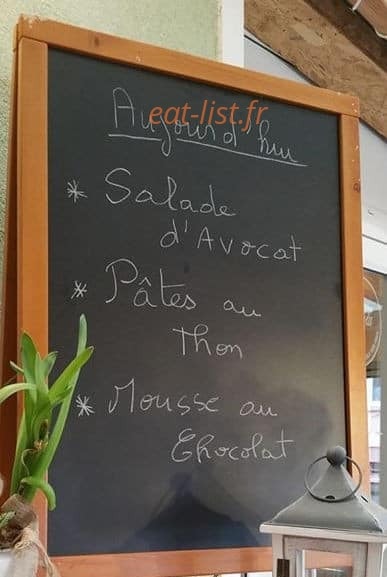 La Cabotte Gourmande — carte page 1