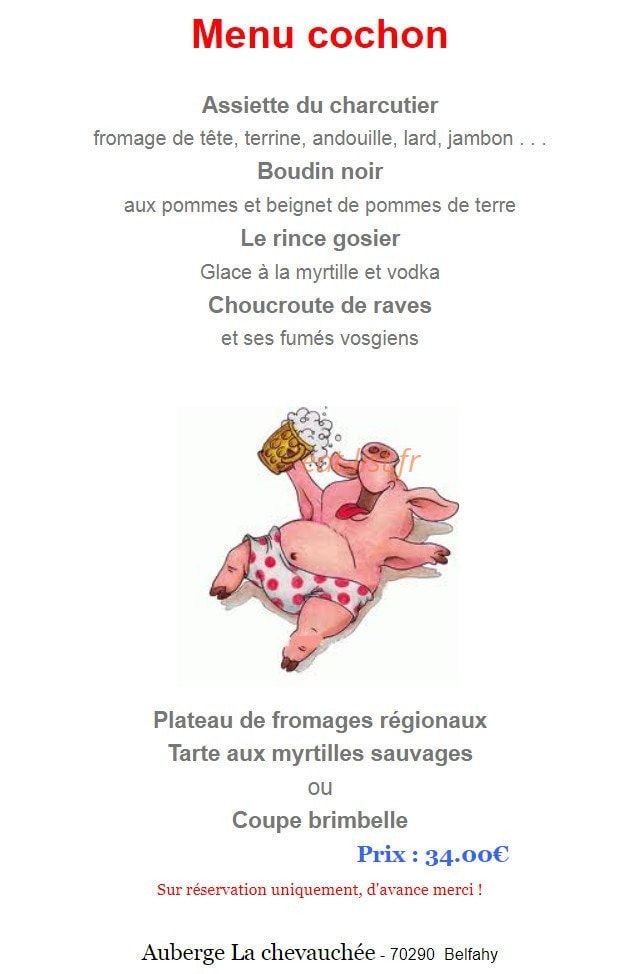 La Chevauchée — carte page 1