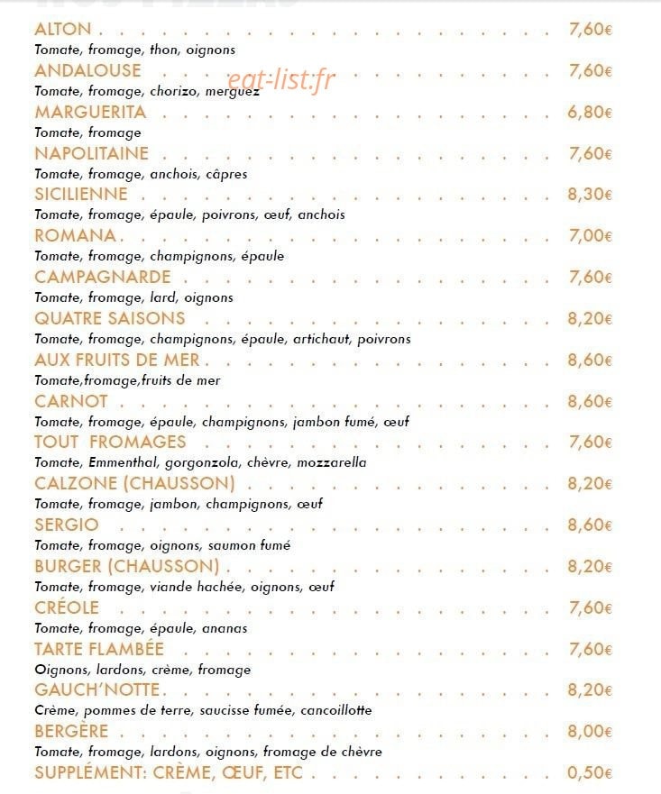 Le Carnot — carte page 1