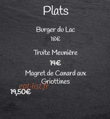 Le Lac — carte page 2