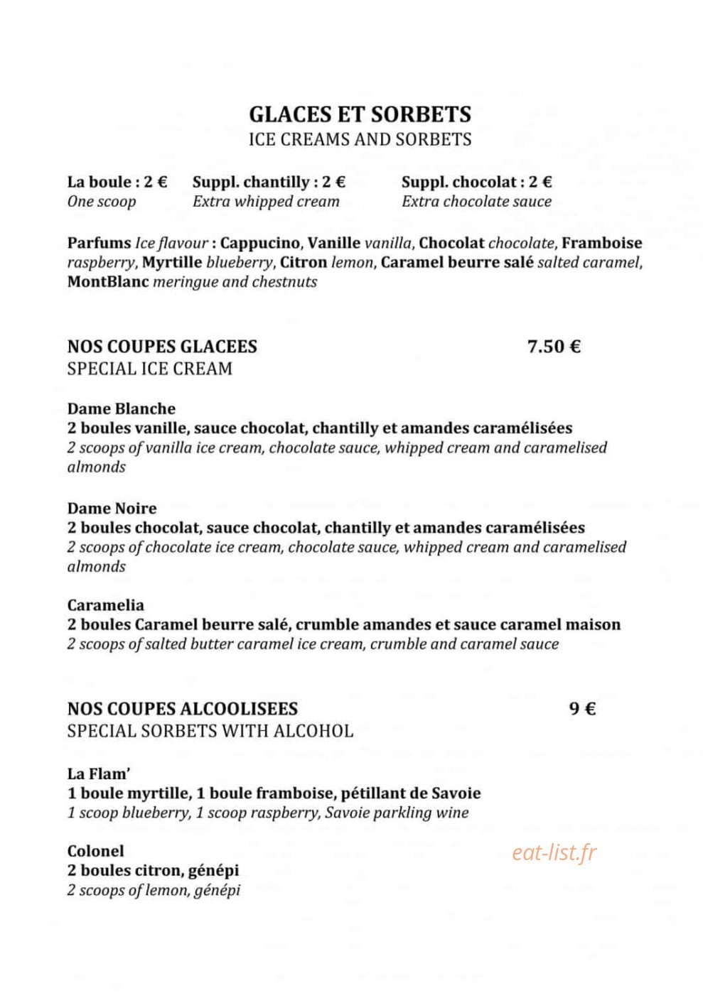 La Flam' — carte page 5