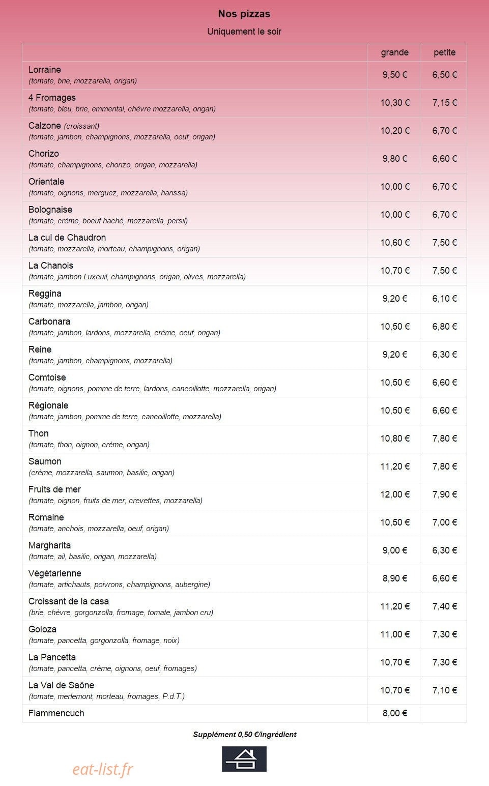 Le Chanois — carte page 4