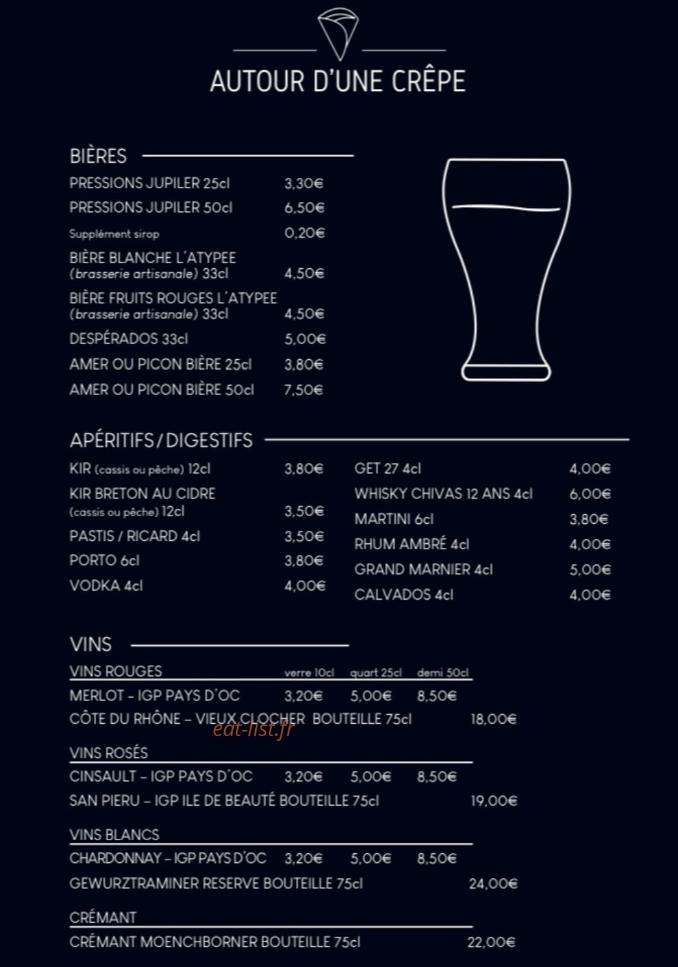 Autour d'une crêpe — carte page 5