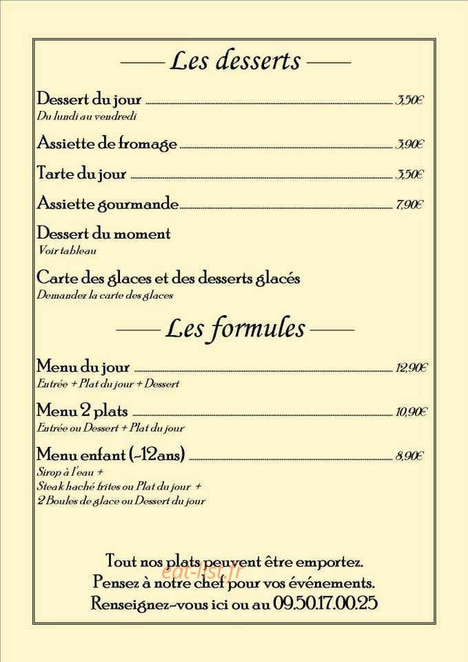 Le Piccadilly — carte page 3