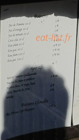 Auberge des Mille Etangs — carte page 3