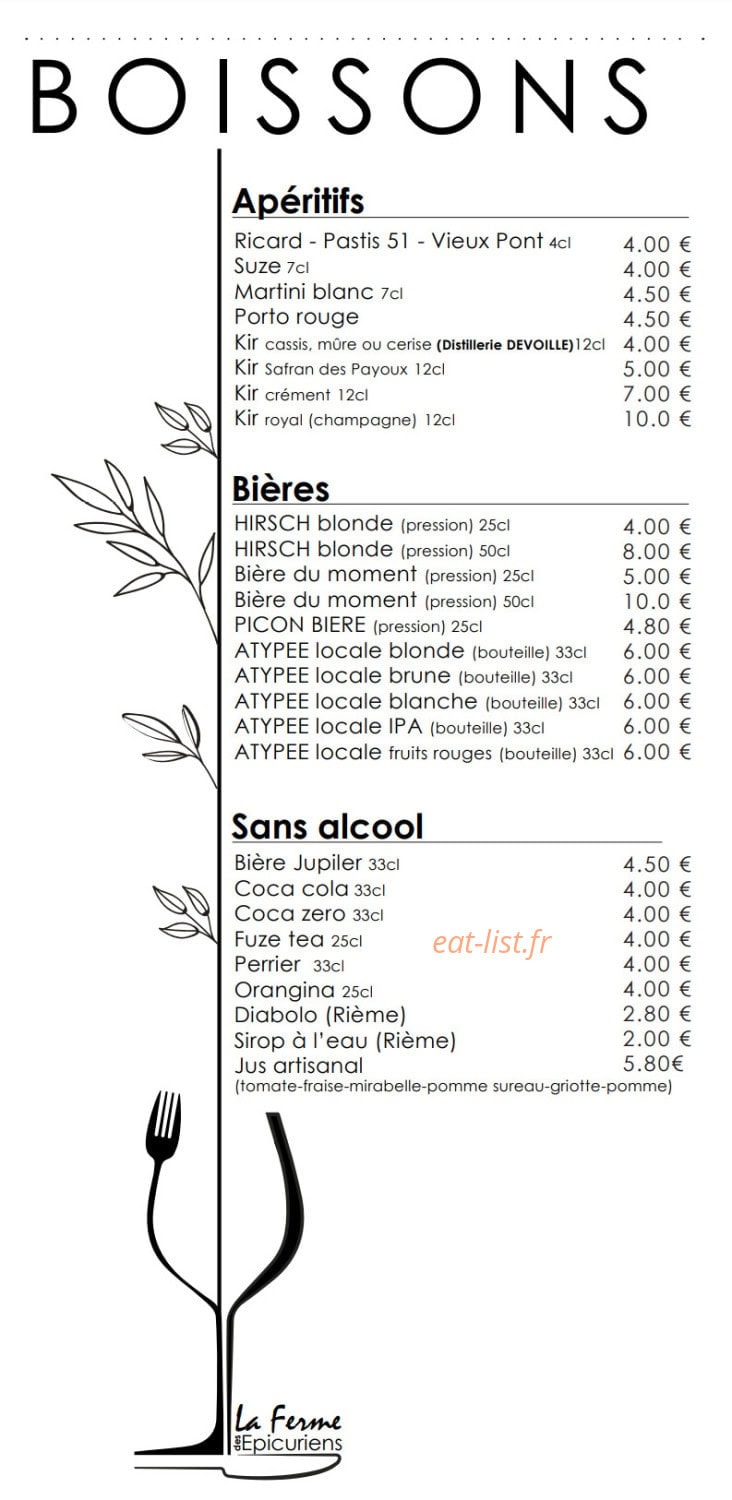 La ferme des épicuriens — carte page 2