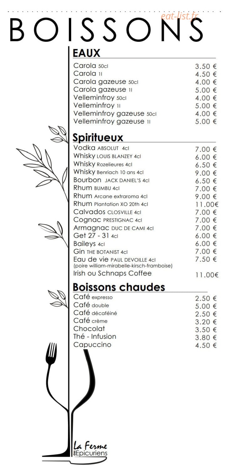 La ferme des épicuriens — carte page 3